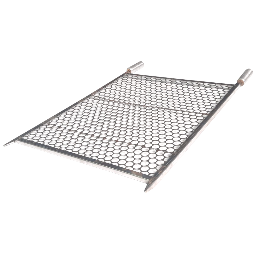 Grelha Cesto Espeto Giratório 65cm Grill Laurindos Curto